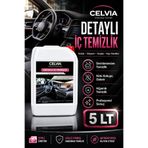 CELVIA Temizlik Döşeme Temizleyici & Konsantre Araç koltuk Deri Döşeme Temizleyici İç Detay Leke Temizleyici 5Lt