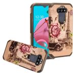 CELZEN - LG Aristo 5, K31 Rebel, Tribute Monarch, Fortune 3, Phoenix 5, Risio 4, K31, K8X için - Resimli Telefon Kılıfı - AD1 Eyfel Kulesi