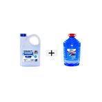 CEM CAR CARE Kışlık Set (Cam Suyu 5 Lt Antifrizli -20 Derece +Mavi Antifriz 3 Lt -37 Derec