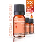 Cem Cosmetics Oda Kokusu Portakal Çiçeği Esans Yağı %100 Saf & Doğal 3lü Set 3x10ml Difüzör Buhar Makinesi Kokusu