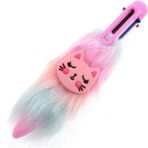 Cem Dolphin BP-3745 6 Renk Peluş Tükenmez Kalem 1 Adet