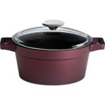 Cem Granit Master Döküm Mürdüm Tencere 24 cm
