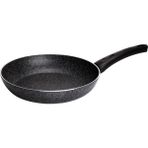 Cem Image 7 Prç Granit Set (Tencere 20+24/k.yarık 26/tava 26) - Siyah - 26 cm