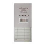 Cem Küçük Numaralı Adisyon Fişi 12 Li (1 Paket 12 Adet)