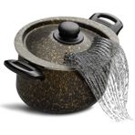 Cem Oval Makarna Tenceresi 26 cm - Siyah