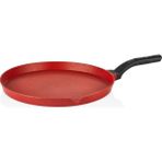 Cem Sd Döküm Tava 36 cm Kırmızı - Siyah
