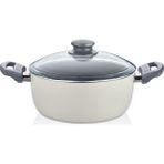 Cem Soft Seramik Grey Tencere 20 cm - Gri