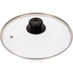 Cem Tencere Tava Sahan Teflon Granit Için Cam Kapak 28 cm