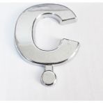 Cemax 3.75 cm Krom Yapışkanlı C Harfi