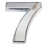 Cemax 5 cm Krom Yapışkanlı 7 Rakamı