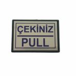 Cemax Büyük 13x8,5 cm Çekiniz Pull Yönlendirme Levhası