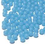 CEMELI 300 adet 8 MM Glow karanlık boncuklar aydınlık yuvarlak midilli boncuk akrilik yuvarlak boncuk takı yapımı için örgü saç boncuk DIY