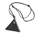 CEMELI Retro inek derisi üçgen gitar seçtikleri kolye kolye gitar seçtikleri saklama kutusu gitar severler için