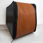 Cemgizay Kedi ve Köpek Taşıma Çantası Kabinboy 23X30X40 Taba Renk - Krem-Taba