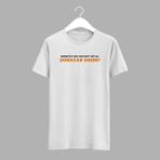 Cemil Baskı Bebeğim Soracakmısın Tişört - 2XL - 001-Beyaz