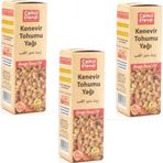 Cemil Efendi Kenevir Yağı Soğuk Pres 3 Adet 50 Ml