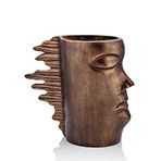 Cemile 1RPD-47-1013 Bronz Buda 27x12x24 cm Vazo