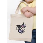Cemira Kawaii Kuromi Tasarım Çocuk Çantası, Oyuncak Çantası, Kitap Çantası, Tote Bag Bez Çanta