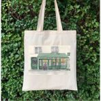 Cemira Shakespeare And Company Tote Bag, Bez Çanta, Alışveriş Çantası, Kitap Çantası - 10D-Krem