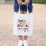 Cemira Vincent Van Gogh Vendome Kalın Iç Göstermez Tote Bag Bez Çanta - 10D-Krem