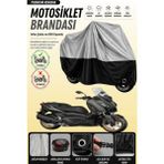 Cemku Double Gri Üst - Siyah Alt, Arka Çanta Uyumlu Yamaha X-Max 250 Tech Max Motosiklet Brandası - Gri - Siyah
