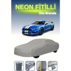 Cemku Gri [ford Mustang Shelby GT350 2015 - 2021] Uyumlu Neon Fitilli Araba Brandası, Su ve Toz Geçirmez - Tek Renk