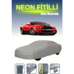 Cemku Gri [ford Mustang Shelby GT500 2012 - 2015] Uyumlu Neon Fitilli Araba Brandası, Su ve Toz Geçirmez - Tek Renk