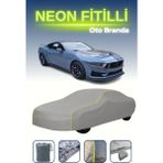 Cemku Gri [ford Mustang Vıı] Uyumlu Neon Fitilli Araba Brandası, Su ve Toz Geçirmez - Tek Renk
