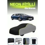 Cemku Gri-Siyah-Gri [opel Insignia Sports Tourer Opc 2009 - 2013] Uyumlu Neon Fitilli Araba Brandası - Çift Renk