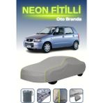 Cemku Gri [suzuki Alto 2002 - 2006] Uyumlu Neon Fitilli Araba Brandası, Su ve Toz Geçirmez - Tek Renk