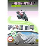 Cemku Shine Gri Kilit Uyumlu Neon Fitilli Arora Mojito 125 Uyumlu Motosiklet Brandası - Gri, Kilit Uyumlu