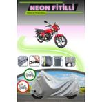 Cemku Shine Gri Kilit Uyumlu Neon Fitilli Kanuni Breton Sl 125 Uyumlu Motosiklet Brandası - Gri, Kilit Uyumlu