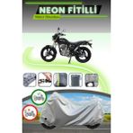 Cemku Shine Gri Kilit Uyumlu Neon Fitilli Mondial 125 Vulture I Uyumlu Motosiklet Brandası - Gri, Kilit Uyumlu