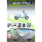 Cemku Shine Gri Kilit Uyumlu Neon Fitilli Yuki Mojito 50 Uyumlu Motosiklet Brandası - Gri, Kilit Uyumlu