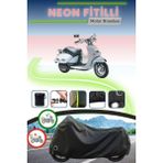 Cemku Shine Siyah Kilit Uyumlu Neon Fitilli Aprilia Mojito 125 Custom Uyumlu Motor Brandası - Siyah, Kilit Uyumlu