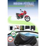 Cemku Shine Siyah Kilit Uyumlu Neon Fitilli Kanuni Breton Sl 125 Uyumlu Motor Brandası - Siyah, Kilit Uyumlu