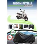 Cemku Shine Siyah Kilit Uyumlu Neon Fitilli Yamaha Cygnus L Uyumlu Motor Brandası - Siyah, Kilit Uyumlu