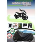 Cemku Shine Siyah Kilit Uyumlu Neon Fitilli Yamaha Tricity 125 Uyumlu Motor Brandası - Siyah, Kilit Uyumlu