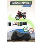 Cemku Shine Siyah Neon Fitilli Sym Nh T 200 E5 Uyumlu Motor Brandası - Siyah, Arka Çanta ve Kilit Uyumsuz