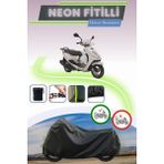 Cemku Shine Siyah Neon Fitilli Yamaha Cygnus L Uyumlu Motor Brandası - Siyah, Arka Çanta ve Kilit Uyumsuz