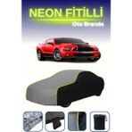 Cemku Siyah-Gri-Siyah [ford Mustang Shelby GT500 2012 - 2015] Uyumlu Neon Fitilli Araba Brandası - Çift Renk