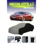Cemku Siyah-Gri-Siyah [opel Insignia Opc 2009 - 2021] Uyumlu Neon Fitilli Araba Brandası - Çift Renk