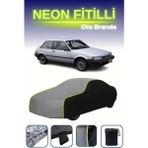 Cemku Siyah-Gri-Siyah [toyota Corolla Fx Compact 5] Uyumlu Neon Fitilli Araba Branda, Su ve Toz Geçirmez - Çift Renk