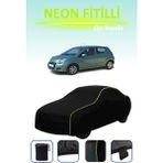 Cemku Siyah [suzuki Alto Vııı] Uyumlu Neon Fitilli Araba Brandası, Su ve Toz Geçirmez - Tek Renk