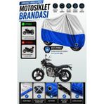 Cemku Twin Üst Gri - Alt Mavi Mondial 125 Vulture I Uyumlu Motor Brandası, Arka Çanta Uyumsuz - Gri - Mavi