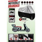 Cemku Twin Üst Gri - Alt Siyah Arora Mojito Pro S Uyumlu Motor Brandası, Arka Çanta Uyumsuz - Gri - Siyah