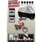 Cemku Twin Üst Gri - Alt Siyah Kanuni Breton Sl 125 Uyumlu Motor Brandası, Arka Çanta Uyumsuz - Gri - Siyah