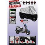 Cemku Twin Üst Gri - Alt Siyah Kymco Agility 50 Uyumlu Motor Brandası, Arka Çanta Uyumsuz - Gri - Siyah