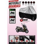 Cemku Twin Üst Gri - Alt Siyah Kymco Dtx 360 Uyumlu Motor Brandası, Arka Çanta Uyumsuz - Gri - Siyah