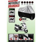 Cemku Twin Üst Gri - Alt Siyah Kymco Grand Dink 250 Uyumlu Motor Brandası, Arka Çanta Uyumsuz - Gri - Siyah